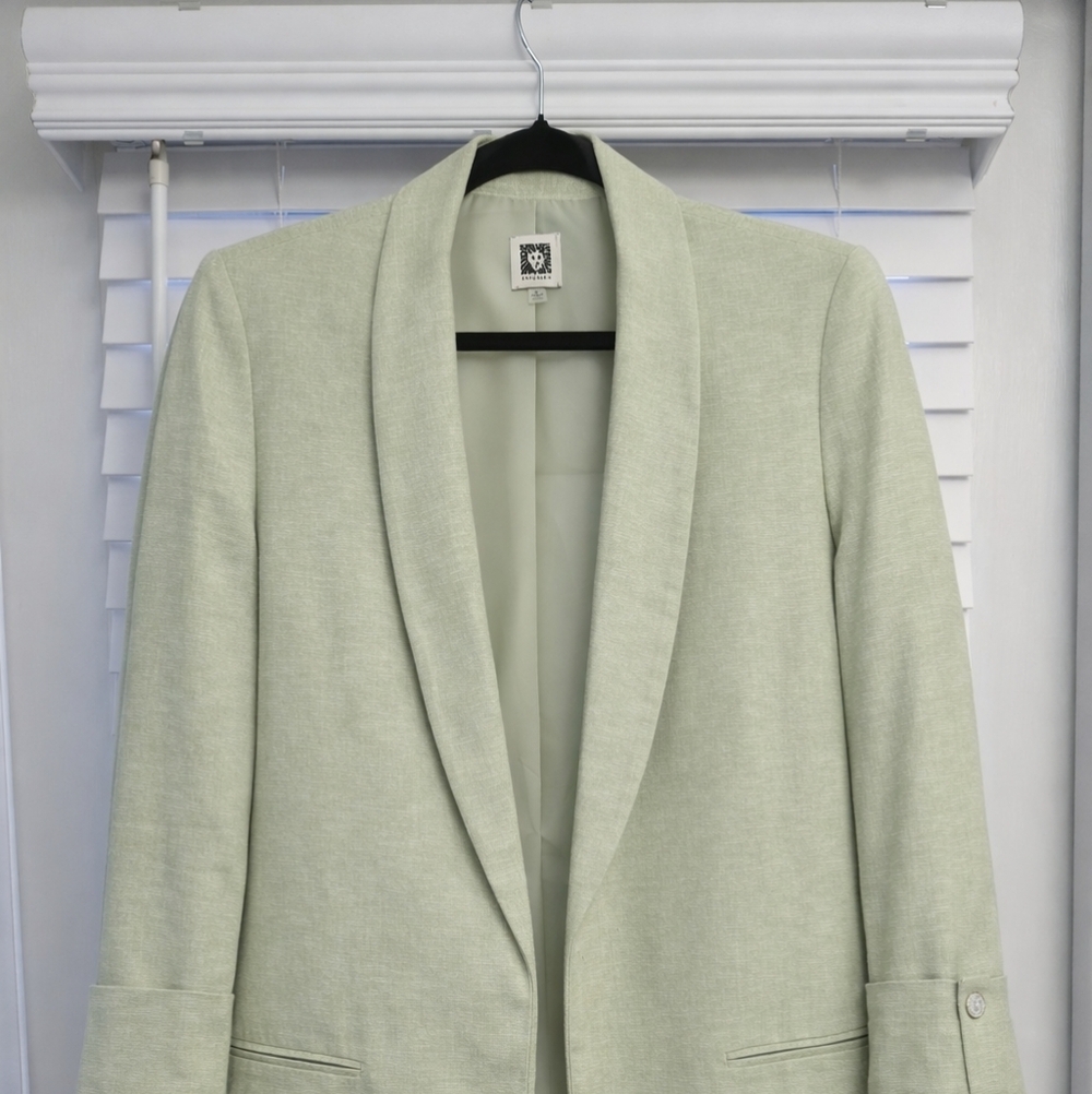 Women's Light Green Blazer